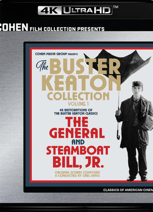 Buster Keaton Collection: Volume 1 (4K Ultra HD/Blu-ray): The General / Steamboat Bill, Jr.