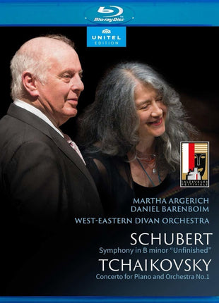 Martha Argerich & Daniel Barenboim: Tchaikovsky: Piano Concerto No. 1 / Schubert: Symphony No. 7 (Blu-ray)