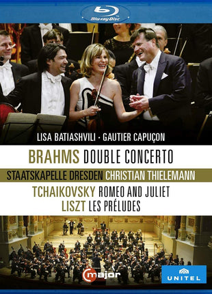 Brahms: Double Concerto: Lisa Bathiashvili / Gautier Capucon (Blu-ray)