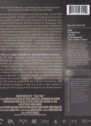 Last Waltz: Criterion Collection (Blu-ray)