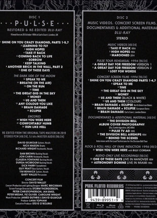 Pink Floyd: P.U.L.S.E: Restored & Re-Edited (Blu-ray)