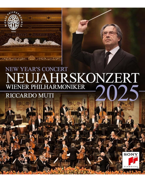 Neujahrskonzert 2025 / New Year's Concert 2025: Riccardo Muti / Wiener Philharmoniker (Blu-ray)