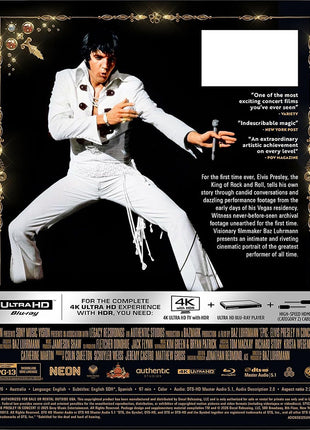 EPiC: Elvis Presley In Concert: Limited Edition (4K Ultra HD/Blu-ray)(SteelBook)