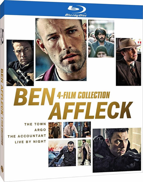 Ben Affleck 4-Film Collection (Blu-ray): The Town / Argo / The Accountant / Live By Night