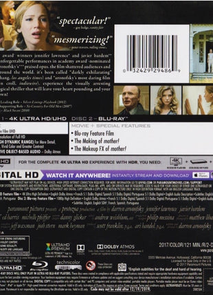 Mother! (4K Ultra HD/Blu-ray)
