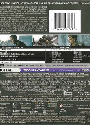 Saving Private Ryan: 20th Anniversary Edition (4K Ultra HD/Blu-ray)
