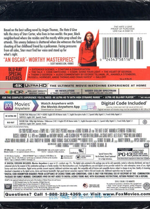 Hate U Give (4K Ultra HD/Blu-ray)