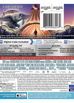 Dumbo (2019)(4K Ultra HD/Blu-ray)