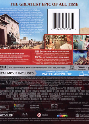 Ten Commandments (4K Ultra HD/Blu-ray)