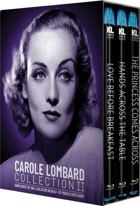 Carole Lombard Collection II (Blu-ray): Hands Across The Table / Love Before Breakfast / The Princess Comes Across