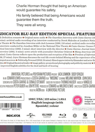 Missing: Indicator Series (1982)(Blu-ray-UK)