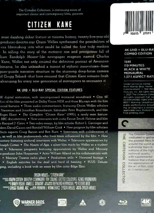 Citizen Kane: Criterion Collection (4K Ultra HD/Blu-ray)
