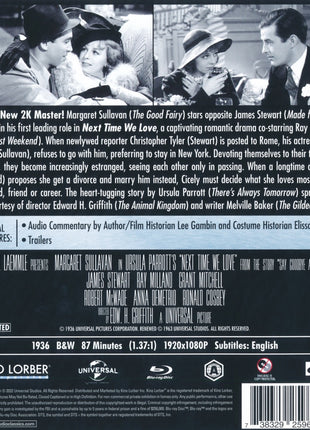 Next Time We Love (Blu-ray)
