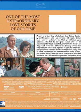 Shadowlands: Retro VHS Look Packaging (Blu-ray)