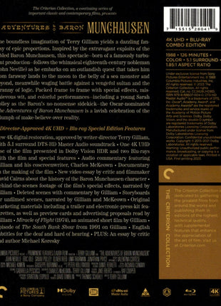 Adventures Of Baron Munchausen: Criterion Collection (4K Ultra HD/Blu-ray)