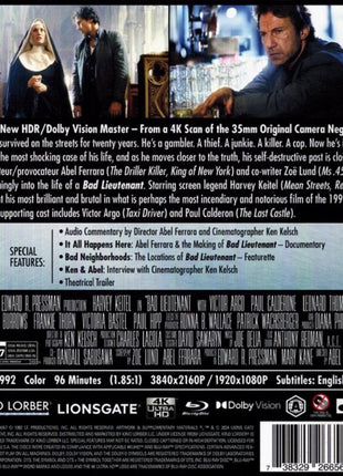 Bad Lieutenant: Special Edition (4K Ultra HD/Blu-ray)