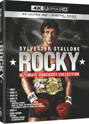 Rocky: Ultimate Knockout Collection (4K Ultra HD): Rocky / Rocky II / Rocky III / Rocky IV / Rocky V / Rocky Balboa