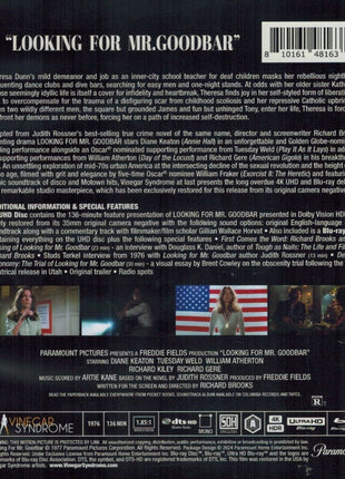 Looking For Mr. Goodbar: Limited Edition (4K Ultra HD/Blu-ray)