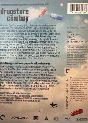 Drugstore Cowboy: Criterion Collection (Blu-ray)