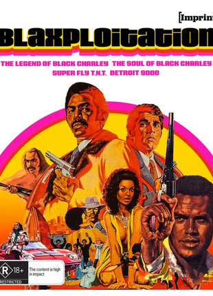 Blaxploitation (Blu-ray-AU): The Legend Of Black Charley / The Soul Of Black Charley / Super Fly T.N.T. / Detroit 9000