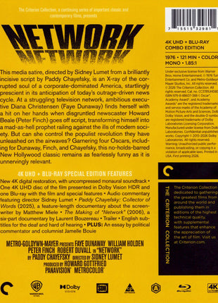 Network: Criterion Collection (4K Ultra HD/Blu-ray)
