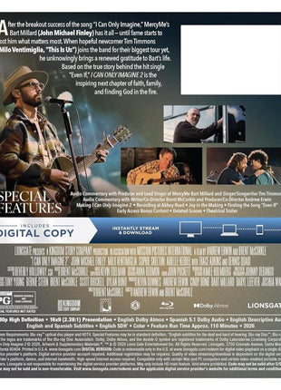 I Can Only Imagine 2 (Blu-ray)