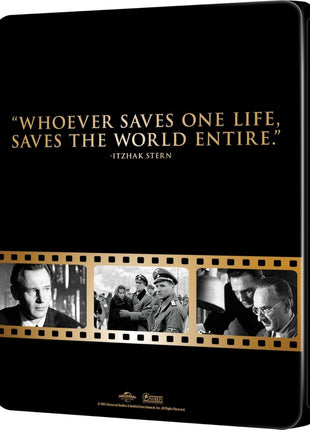 Schindler's List: Limited Theatrical Poster Edition (4K Ultra HD-UK/Blu-ray-UK)(SteelBook)