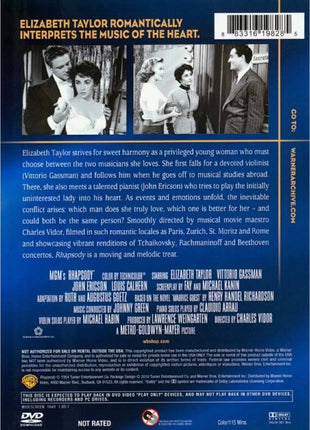 Rhapsody: Warner Archive Collection