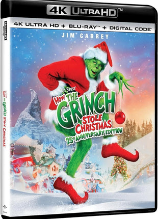 Dr. Seuss' How The Grinch Stole Christmas: 25th Anniversary Edition (2000)(4K Ultra HD/Blu-ray)