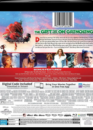 Dr. Seuss' How The Grinch Stole Christmas: 25th Anniversary Edition (2000)(4K Ultra HD/Blu-ray)