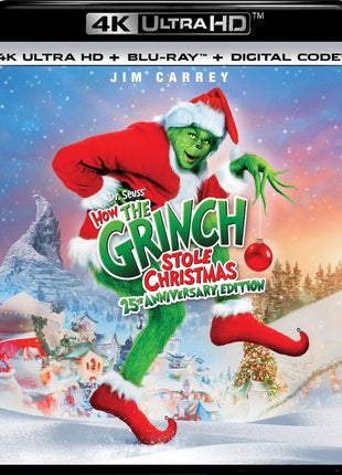 Dr. Seuss' How The Grinch Stole Christmas: 25th Anniversary Edition (2000)(4K Ultra HD/Blu-ray)