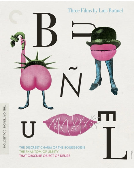 Three Films By Luis Bunuel: Criterion Collection (Blu-ray): The Discreet Charm Of The Bourgeoisie / The Phantom Of Liberty / That Obscure Object Of Desire