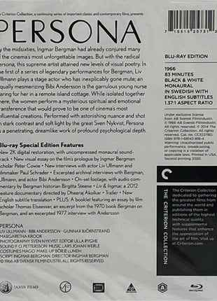 Persona: Criterion Collection (Blu-ray)