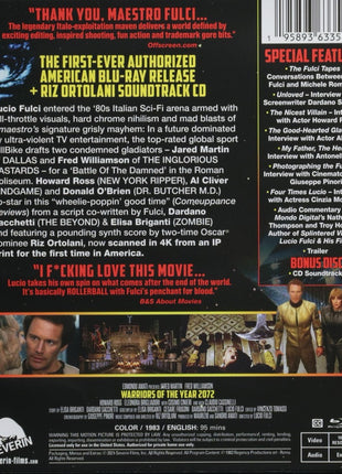 Warriors Of The Year 2072 (Blu-ray/CD)
