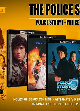 Police Story Trilogy: Limited Edition (4K Ultra HD-UK): Police Story / Police Story 2 / Police Story 3: Supercop