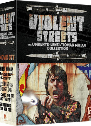 Violent Streets: The Umberto Lenzi/Tomas Milian Collection: Collector's Edition (Blu-ray/CD): Almost Human / Syndicate Sadists / Free Hand For A Tough Cop / The Cynic, The Rat And The Fist / Brothers Till We Die
