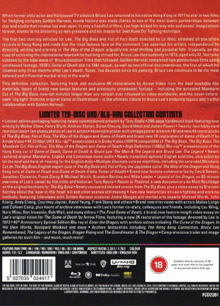 Bruce Lee At Golden Harvest: Limited Edition (4K Ultra HD-UK/Blu-ray-UK): The Big Boss / Fist Of Fury / The Way Of The Dragon / Enter The Dragon / Game Of Death / Game Of Death II