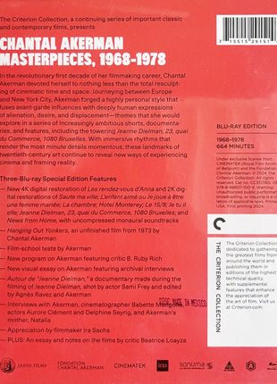 Chantal Akerman Masterpieces, 1968-1978: Criterion Collection (Blu-ray)