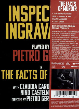Facts Of Murder: Limited Edition (Blu-ray)