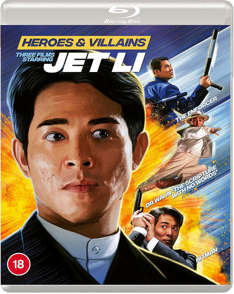 Heroes & Villains: Three Films Starring Jet Li: Eureka Classics: Limited Edition (Blu-ray-UK): The Enforcer / Dr. Wai In The Scripture With No Words / Hitman