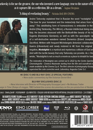 Nostalghia: Special Edition (4K Ultra HD/Blu-ray)