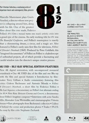 8 1/2: Criterion Collection (4K Ultra HD/Blu-ray)