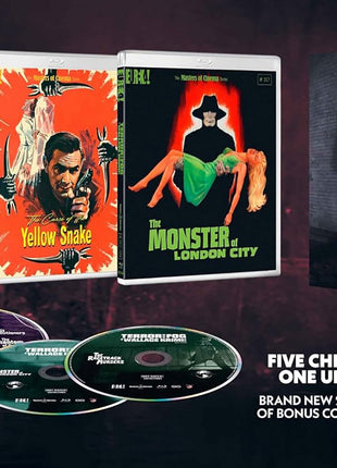 Terror In The Fog: The Wallace Krimi At CCC: The Masters Of Cinema Series: Limited Edition (Blu-ray): The Curse Of The Yellow Snake / The Strangler Of Blackmoor Castle / The Mad Executioners / The Monster Of London City / The Racetrack Murders