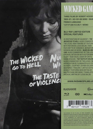 Wicked Games: Three Films By Robert Hossein: Limited Edition (Blu-ray): The Wicked Go To Hell / Nude In A White Car / The Taste Of Violence