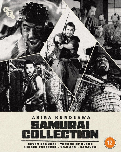 Akira Kurosawa: The Samurai Collection (Blu-ray-UK): Seven Samurai / Throne Of Blood / The Hidden Fortress / Yojimbo / Sanjuro