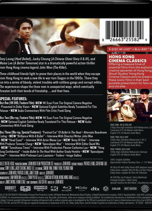 Bullet In The Head (4K Ultra HD/Blu-ray)