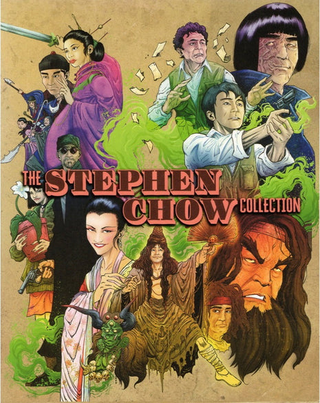Stephen Chow Collection (Blu-ray): Look Out, Officer! / Justice, My Foot! / The Mad Monk / Out Of The Dark
