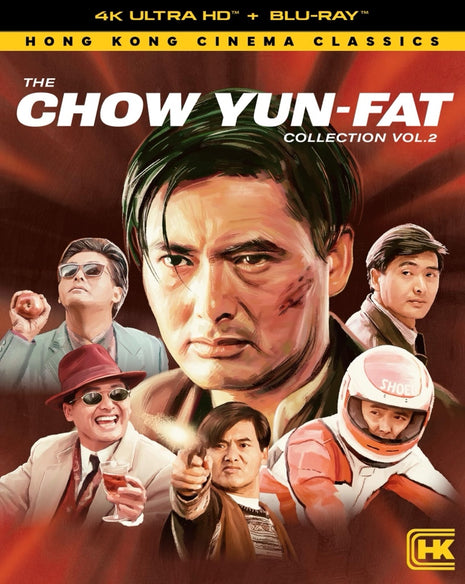 Chow Yun-Fat Collection: Volume 2 (4K Ultra HD/Blu-ray): Triads: The Inside Story / All About Ah-Long / The Fun, The Luck & The Tycoon / Now You See It, Now You Don't / Treasure Hunt / Peace Hotel