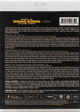 Made In Hong Kong: Volume 3 (Blu-ray): Magic Of Spell / The Dead And The Deadly / Scared Stiff
