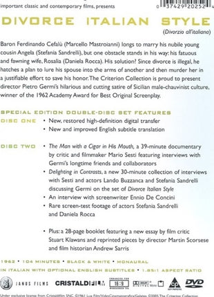 Divorce Italian Style: Criterion Collection